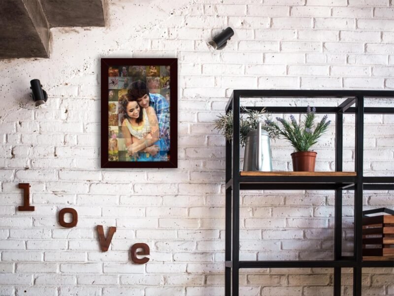 Personalized Mosaic Poster With Frame - Image 3